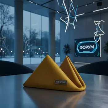Аренда Салфетка банкетная Габардин горчичная в Rodina Grand Hotel & SPA — ART SPACE
