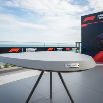 Аренда Столешница Compact Laminate каплевидная для подстолья Tripe в Sport Inn Hotel & Wellness — ART SPACE