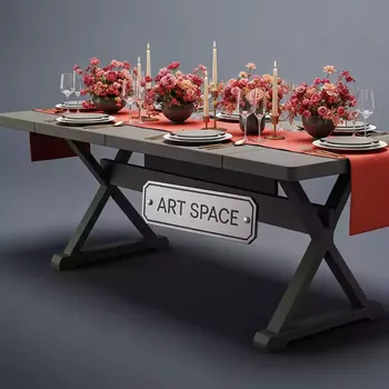 Аренда Стол раздвижной пластиковый Atlantic Table в Stella di Mosca — ART SPACE