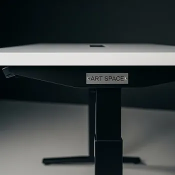 Аренда Стол электрический LA E6 черно белый на VIP-яхте (Имеретинский порт) — ART SPACE