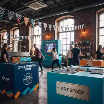 Аренда Игра Чемпион офиса в ресторане «Brunello» — ART SPACE
