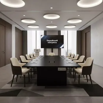 Аренда Стол Lavalin D150 черный 150 см в Mövenpick Hotel — ART SPACE