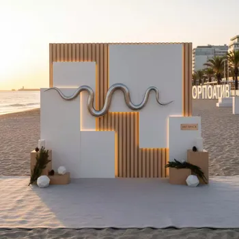 Аренда Фотозона Год змеи 2025 на пляже «Мандарин» — ART SPACE