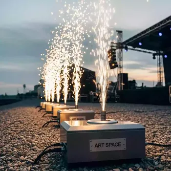 Аренда Фонтаны холодные искры на пляже «Маяк» — ART SPACE