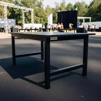 Аренда Стол прямоугольный черный 180х90 см в парке «Ривьера» — ART SPACE