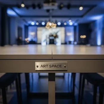 Аренда Стол Лидер 1 1200х800 серый шампань на вилле «Анна» — ART SPACE