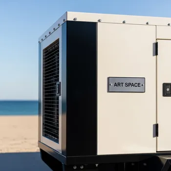 Аренда Генератор дизельный Atlas Copco QAS 100 на пляже «Ривьера» — ART SPACE