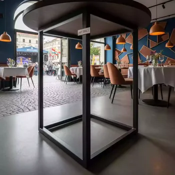 Аренда Подстолья металлического Slim X 353 в ресторане «La Terrazza» — ART SPACE