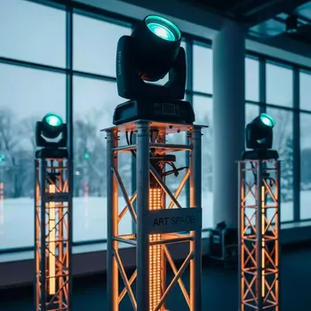 Аренда Комплект световых приборов на стойках totems в санатории «Металлург» — ART SPACE