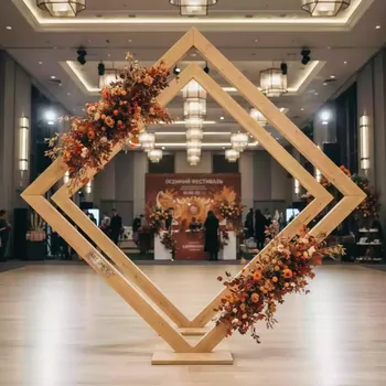 Аренда Арка деревянная двойная квадратная в Radisson Blu Resort & Congress Centre — ART SPACE