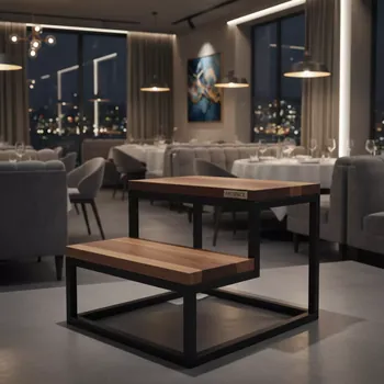Аренда Уровень с 2 деревянными ступенями в ресторане «Sanremo» — ART SPACE