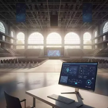 Аренда Монитор 24 Hisense 24N3G в ледовом дворце «Роза Хутор» — ART SPACE