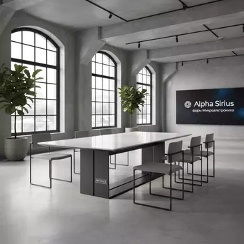 Аренда Мебельная группа BELLA 180 белый антрацит в Alpha Sirius — ART SPACE