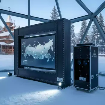 Аренда Интерактивная доска Yesvision BW100 10 касаний в этно-парке «Моя Россия» — ART SPACE