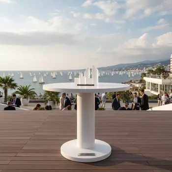 Аренда Стол Malibu White 60 на парусной регате (Сочи) — ART SPACE