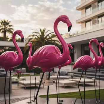 Аренда Фигуры фламинго розовых в Rodina Grand Hotel & SPA — ART SPACE