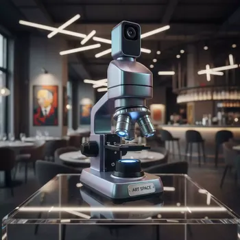 Аренда Микроскоп цифровой Levenhuk Rainbow D 50L Plus Moonstone в ресторане «Магадан» — ART SPACE
