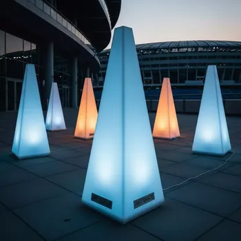 Аренда Пирамиды светильники LED на арене «Фишт» — ART SPACE