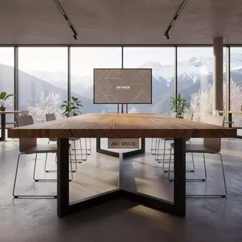 Аренда Стол Лофт Дуб Канзас черный в Golden Tulip Rosa Khutor — ART SPACE