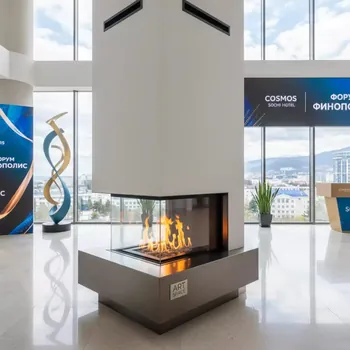 Аренда Биокамин угловой ZeFire Standart 1100 левый правый в Cosmos Sochi Hotel — ART SPACE