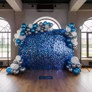 Аренда Фотозона новогодняя Пайетки с шарами в Сочи Парк Отеле — ART SPACE