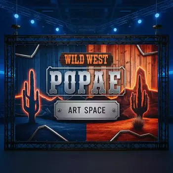 Аренда Баннер в стиле Дикий Запад в VK Stadium Sirius — ART SPACE