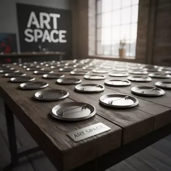 Аренда Заготовки для значков Bulros D 25 мм металл булавка в Сириус Арене — ART SPACE