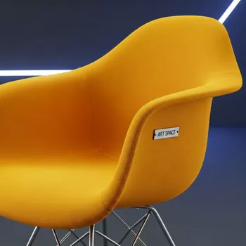 Аренда Чехол Е 03 на стул Eames горчичный на вилле «Анна» — ART SPACE