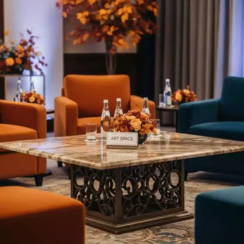 Аренда Стол журнальный MARBLE в Sochi Marriott Krasnaya Polyana — ART SPACE