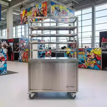 Аренда Тележка банкетная тепловая Forcar для 88 тарелок на Сочи Автодроме — ART SPACE