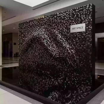 Аренда Фотозона из пайеток с зеркальным полом черная в Sport Inn Hotel & Wellness — ART SPACE