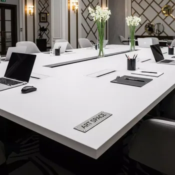 Аренда Стол белый кромка ПВХ Лидер 2 2000x900 в отеле Hyatt Regency Sochi — ART SPACE