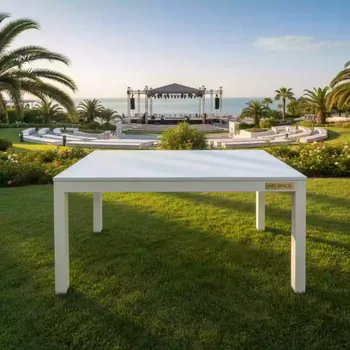 Аренда Стол белый прямоугольный 38 046WT 150х75 см в Swissôtel Resort Sochi Kamelia — ART SPACE