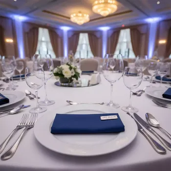 Аренда Салфетка черничная R4E 00360 45х45 см в Radisson Blu Resort & Congress Centre — ART SPACE