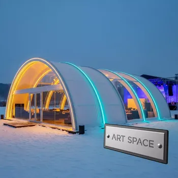 Аренда Шатер арочный Arc Tent White 10х10 м в Mantera Supreme — ART SPACE