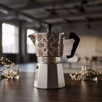 Аренда Кофеварка гейзерная Caffe a 3 Stelle на 4 порции деколь в санатории «Русь» — ART SPACE