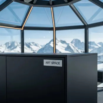 Аренда Графитовый черный на площадке Rosa Peak (2320м) — ART SPACE