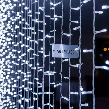 Аренда Электрической гирлянды занавес Winter Glade в Bridge Resort — ART SPACE