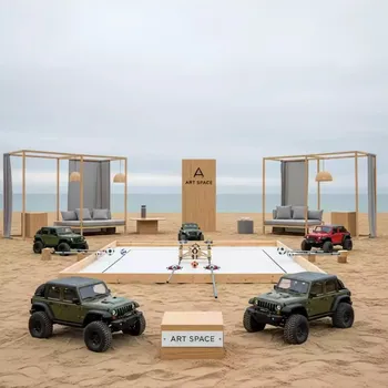 Аренда Джипы радиоуправляемые 'Автобол' на пляже «Ривьера» — ART SPACE