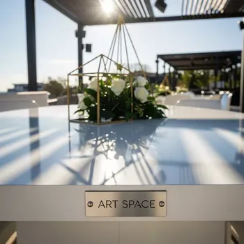 Аренда Стол банкетный Sturnes white на пляжных клубах Хосты — ART SPACE