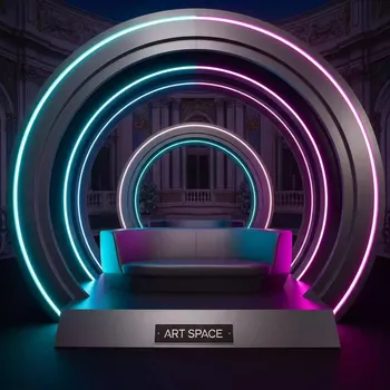 Аренда Фотозона круглая с диванчиком в усадьбе Голицына — ART SPACE