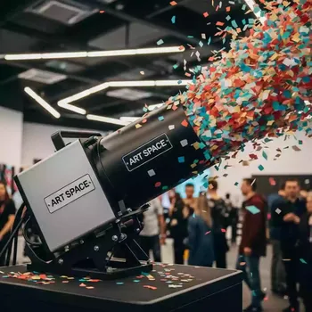 Аренда Машина конфетти выдувная до 9 м в санатории «Октябрьский» — ART SPACE