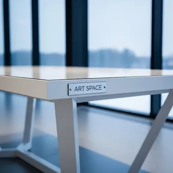 Аренда Стол Frankfurt белый в санатории «Русь» — ART SPACE