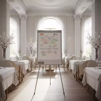 Аренда Флипчарт TF01 ECO 70x100 см на треноге в ресторане «Voda» — ART SPACE