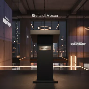 Аренда Трибуна для спикера черная в Stella di Mosca — ART SPACE