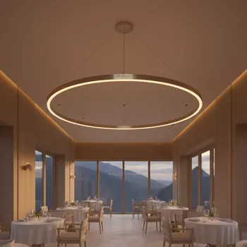 Аренда Лампы Okira LED Ring FD 480ii в ресторане «Высота 5642» — ART SPACE