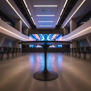 Аренда Стол Tulip черный D 100 в ОКЦ «Галактика» — ART SPACE