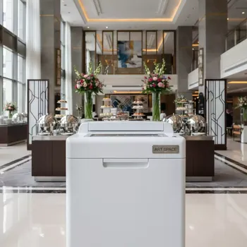 Аренда Шредер уничтожитель Gladwork Ecstaze 40CD Lux белый в Radisson Collection Paradise — ART SPACE