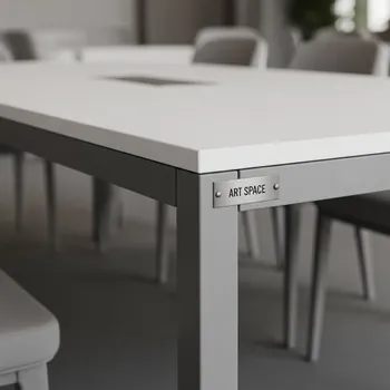 Аренда Стол Лидер 2 белый серый в Bridge Resort — ART SPACE