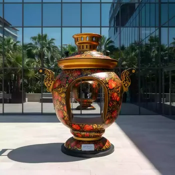 Аренда Качели "Самовар хохлома" в Courtyard by Marriott Sochi — ART SPACE